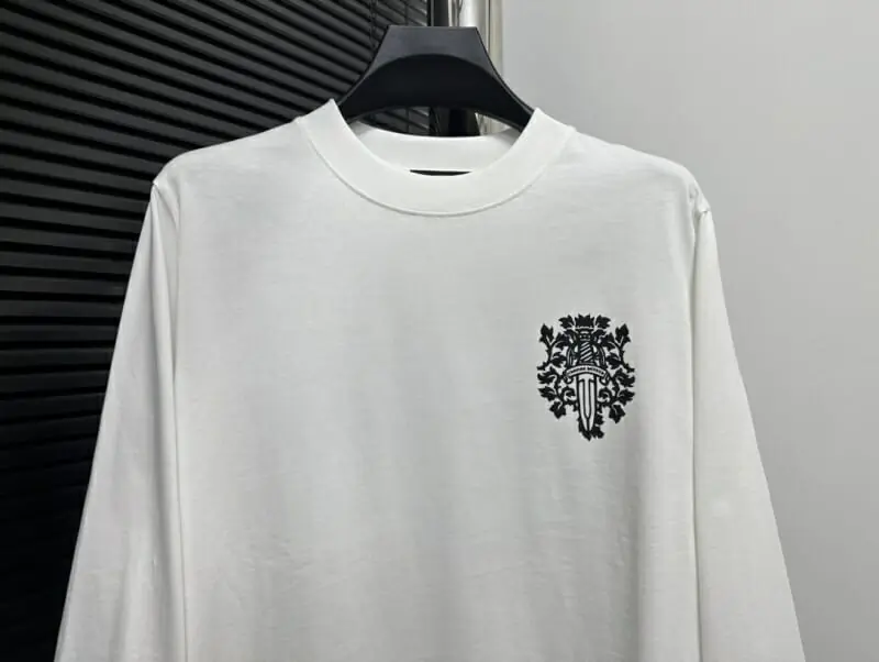 chrome hearts t-shirt manches longues pour unisexe s_12661134